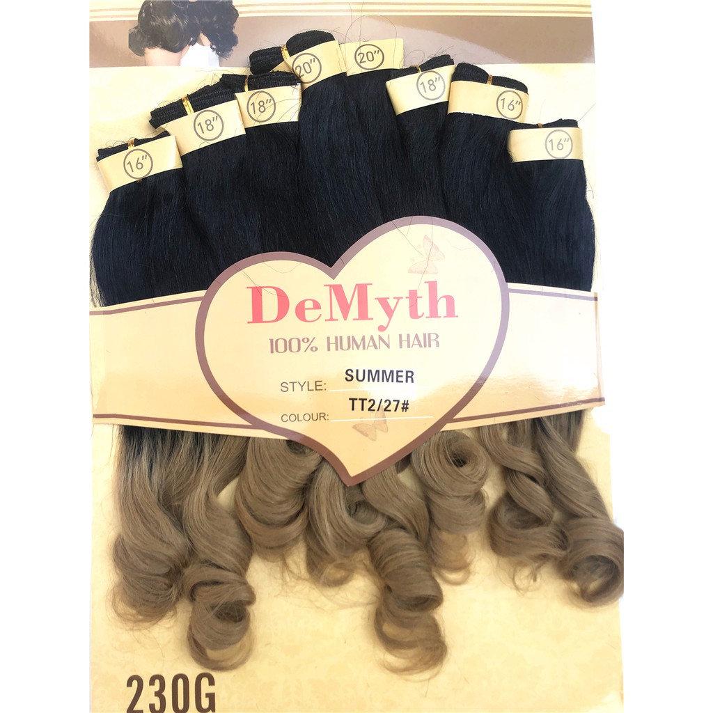 Cabelo 50% Humano 50% Orgânico - Platinum Summer -  Super Star - 1pct