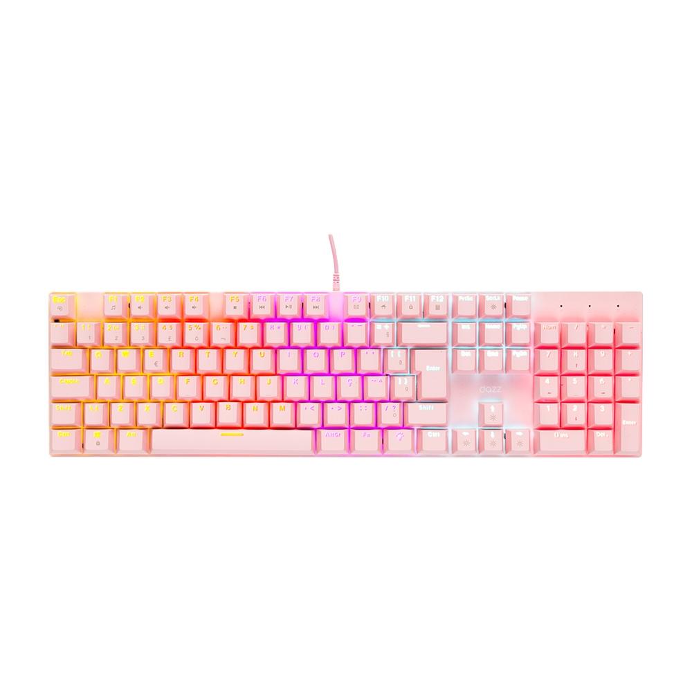 Teclado Mecanico Usb Gamer Orion Essential Blue Rgb Dazz Rosa