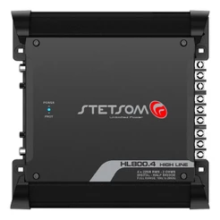 Módulo Amplificador Digital Stetsom HL800.4 - 900W Rms 4 canais 2 Ohms HL 800.4 High Line