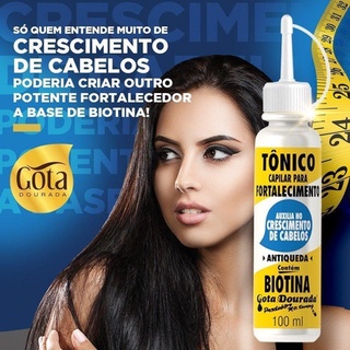 Tônico Gota Dourada Biotina 100ml