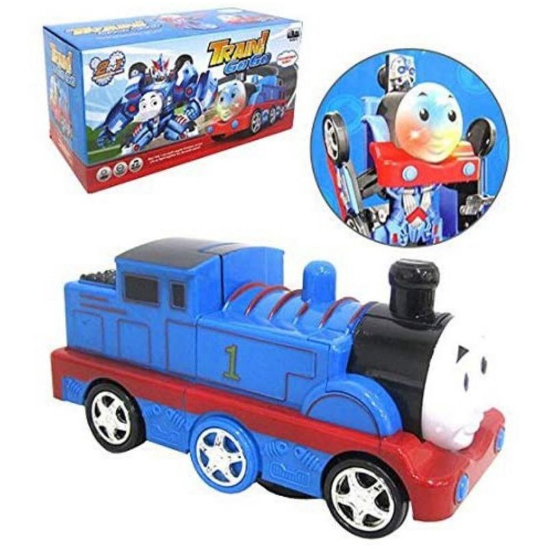 Brinquedo Trenzinho Thomas transformes Bate e Volta Luz e Som