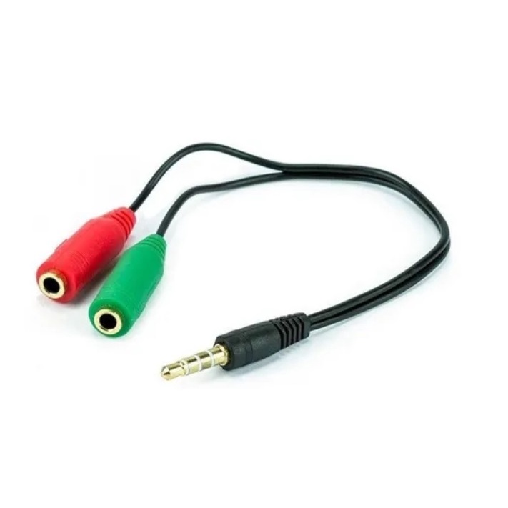 10 Cabos Adaptadores P3 p2 Combo para Fone E Microfone Headset