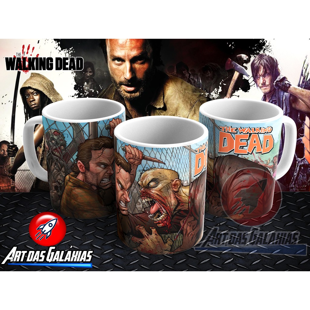 Caneca Cerâmica The Walking Dead MOD8