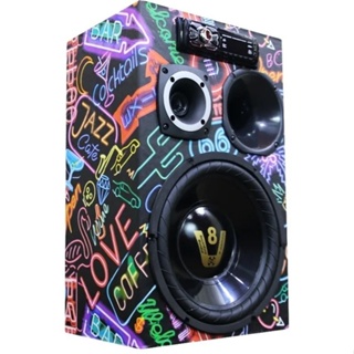 Caixa Residencial Bob Esponja de 12 Polegadas Trio Amplificada Ativa 110/220v Bluetooth Usb Radio Fm em Oferta na Shopee