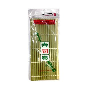 Esteira Importada Profissional de Bambu para Enrolar Sushi Sudarê Makisu Sushimat 24x24cm - Tetsu Alimentos