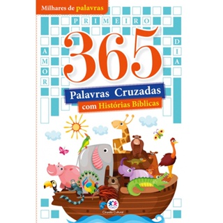 Livro - 365 - Palavras Cruzadas - Com Histórias Bíblicas em Oferta na Shopee