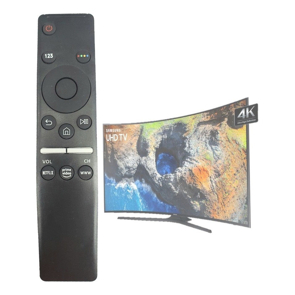 Controle De Tv Samsung 4k Smart Curva Com Tecla Netflix novo