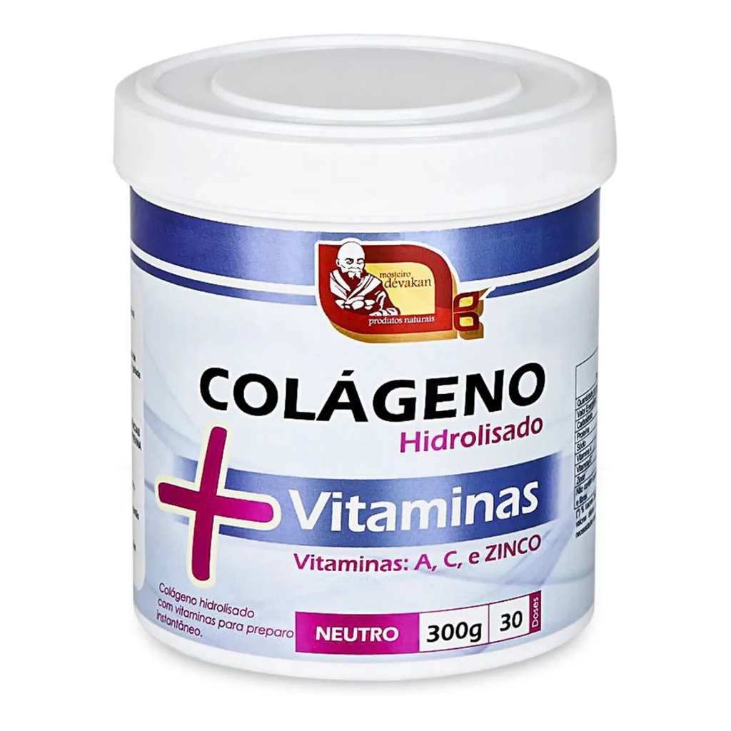 Colágeno hidrolisado com Vitaminas 300g