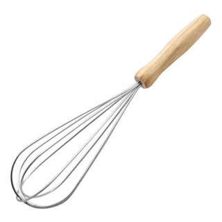 Batedor Misturador (Fue/Fouet) de Massas Ovos Clara em Neve de Alumínio Cabo Madeira em Oferta na Shopee