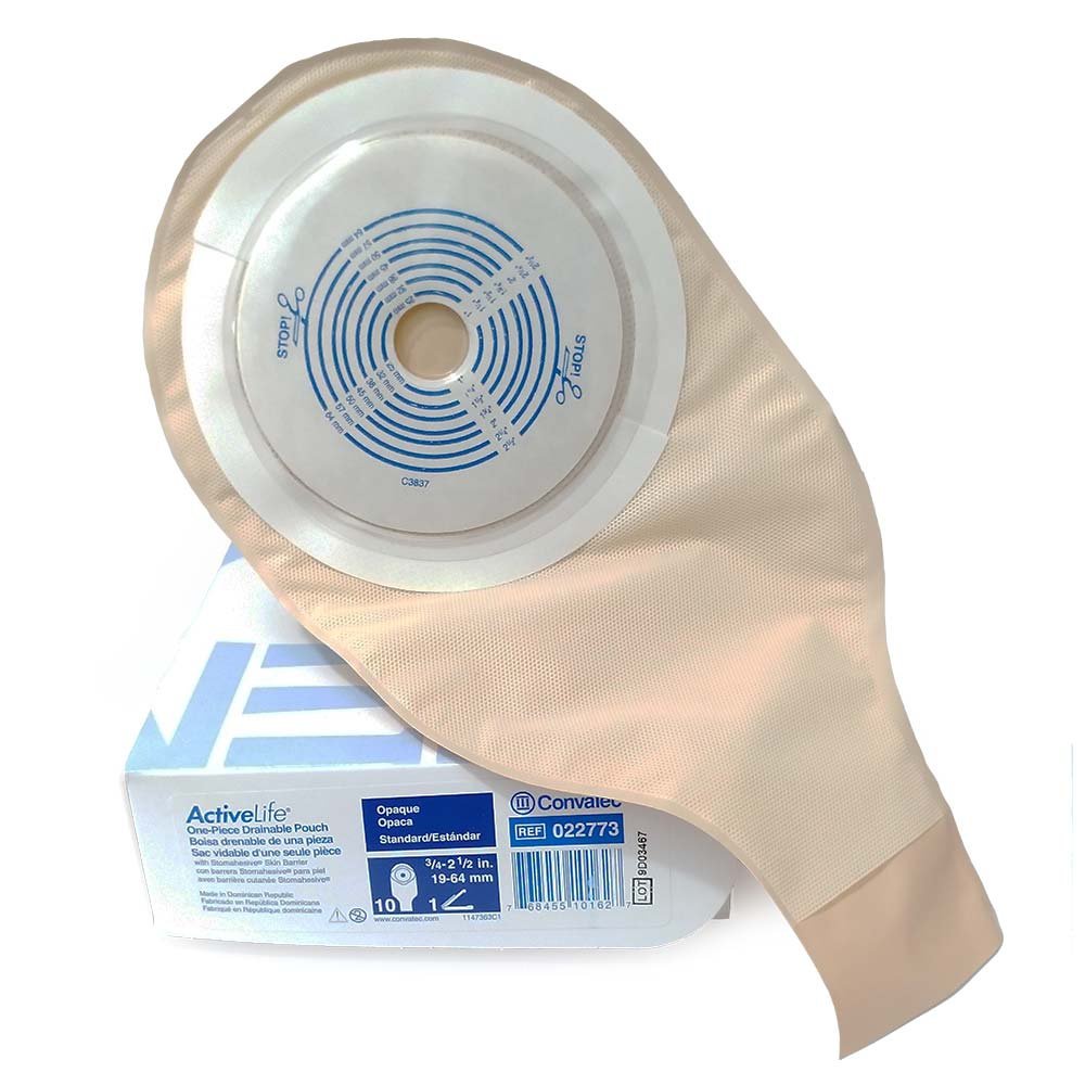 Bolsa de Colostomia e ileostomia Convatec Opaca com 10 unidades