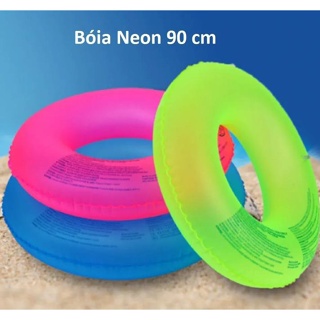 Boia Neon Piscina 90cm Mor - Diversas cores em Oferta na Shopee
