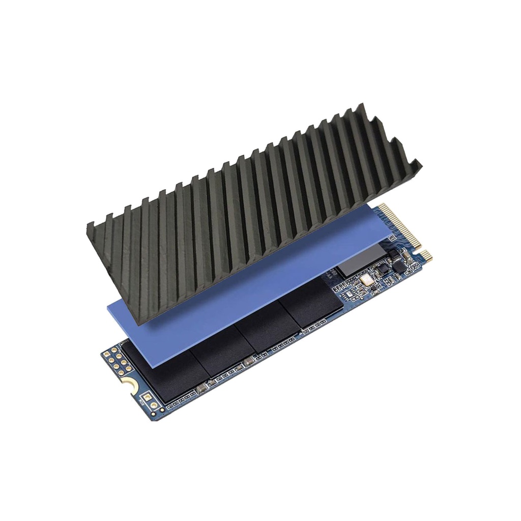 Dissipador Calor de Grafeno Espessura 2mm SSD NVMe M.2 2280