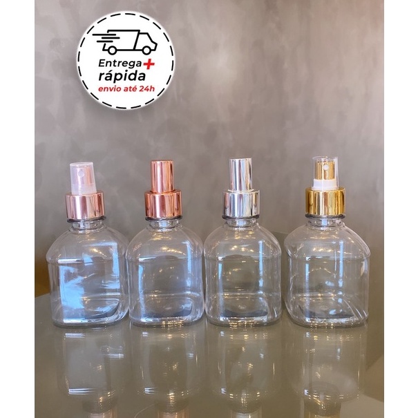 Spray Borrifador para Home Spray Cristal 250ml Frasco Pet 1 unidade