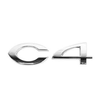 Emblema Letreiro Citroen C4 2007 até 2012 Pallas Vtr Hatch nome do carro simbolo