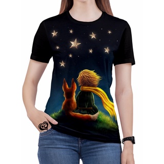 Camiseta Pequeno Principe Feminina blusa
