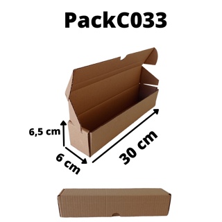 Caixa Para Hot Dog – 30x6x6,5cm – Direto De Fábrica – 10 Cxs em Oferta na Shopee
