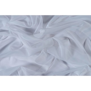 Tecido Voal Voil 5,00mt comprimento x 3,00mts Largura cor Branco com Leve Transparência para Cortinas, Eventos, Decoração e Festas.