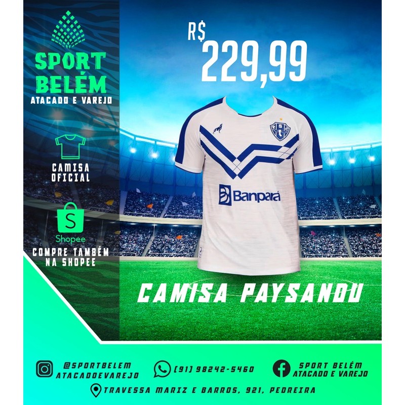 Camisa Paysandu 2021 Uniforme I Shopee Brasil