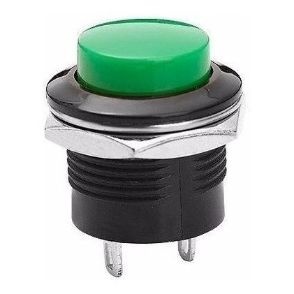5 Peças - Chave Push Button Tipo Start - Bujão R13-507 Vd