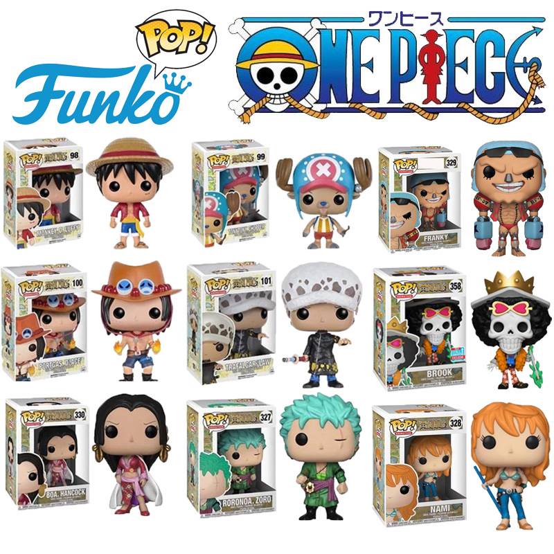 Funko Pop One Piece Nami 328 Roronoa Zoro 327 Franky 329 Boa Hancock