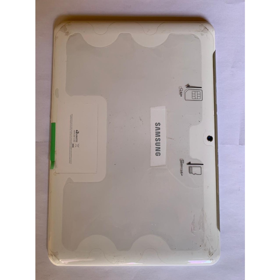 Aro + Tampa Traseira Samsung Tablet Gt-p5100 100% Original Branco - Envio Já
