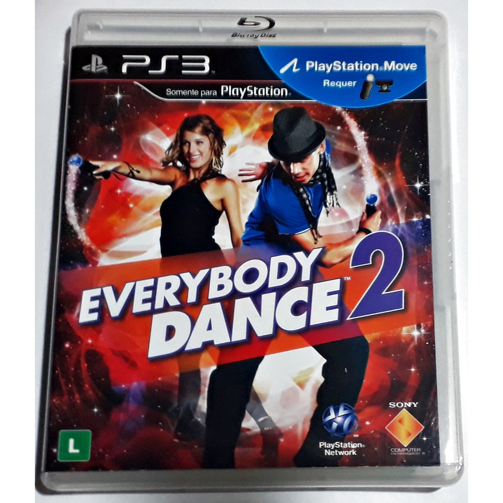 Jogo Everbody Dance 2 Playstation 3 Ps3 Ps Move Mídia Física original Usado