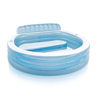 Piscina Familiar Inflável Lounge Com Assento 590 Litros - Intex