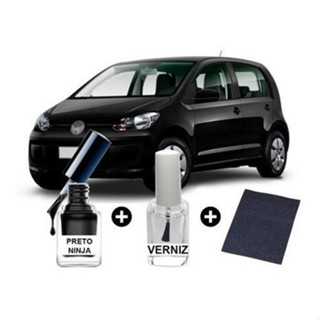 Tinta Tira Risco Automotivo Volkswagen Up Cor Preto Ninja em Oferta na Shopee