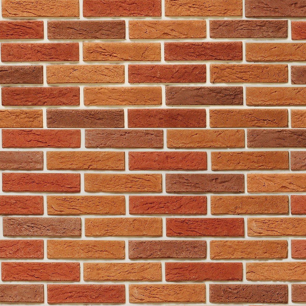 Papel de parede pedras com tijolos tons de laranja e marrom e detalhes bege Para Sala e Quarto em Oferta na Shopee