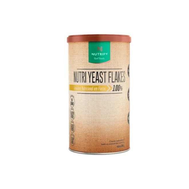 Nutri Yeast Flakes Levedura Nutricional em flocos 300g - Nutrify