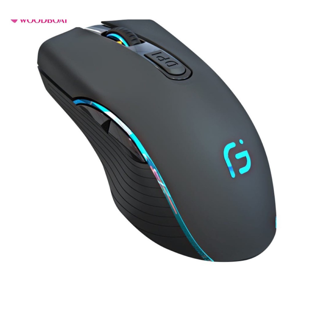 Mouse Gamer Silencioso Led Sem Fio Recarregável 2400dpi | Shopee Brasil