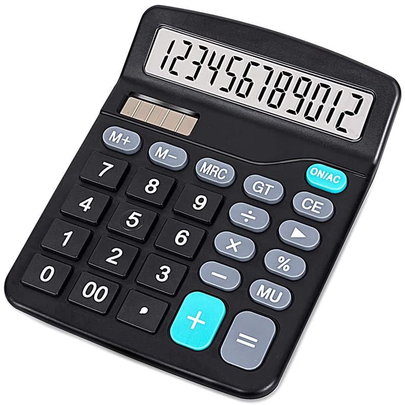 Calculadora De Mesa Escritório Display 12 Dígitos - AG9377 Novos E De Qualidade