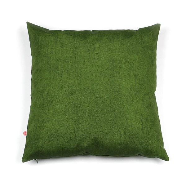 Almofada em tecido - quadrada 45cm x 45cm tecido - acquablock verde liso