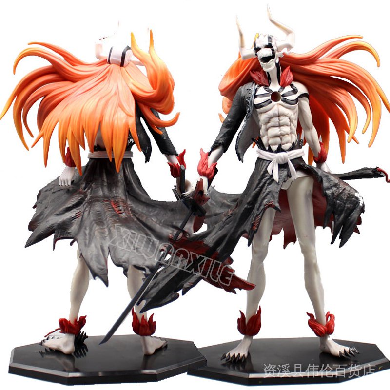 33cm BLEACH Ichigo Kurosaki Anime Figura Final Getsuga Tenshou Ação Coleção Modelo Boneca Brinquedos QXO5