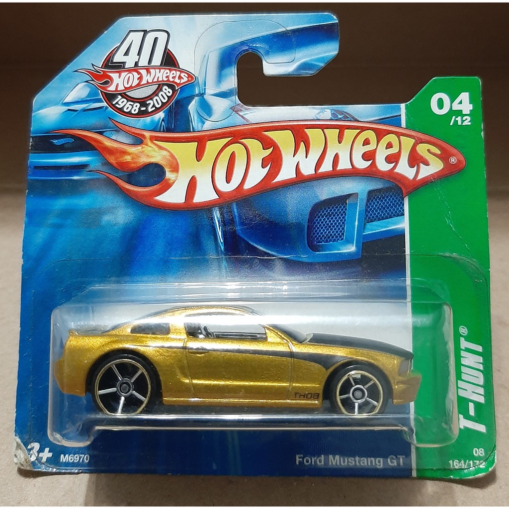 Hot Wheels THunt regular 2008 Ford Mustang GT Shopee Brasil