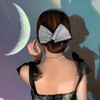 ✨ Acessório de Cabelo/ Laço Alegante Para Cabelo Com Strass Muito Brilho ✨