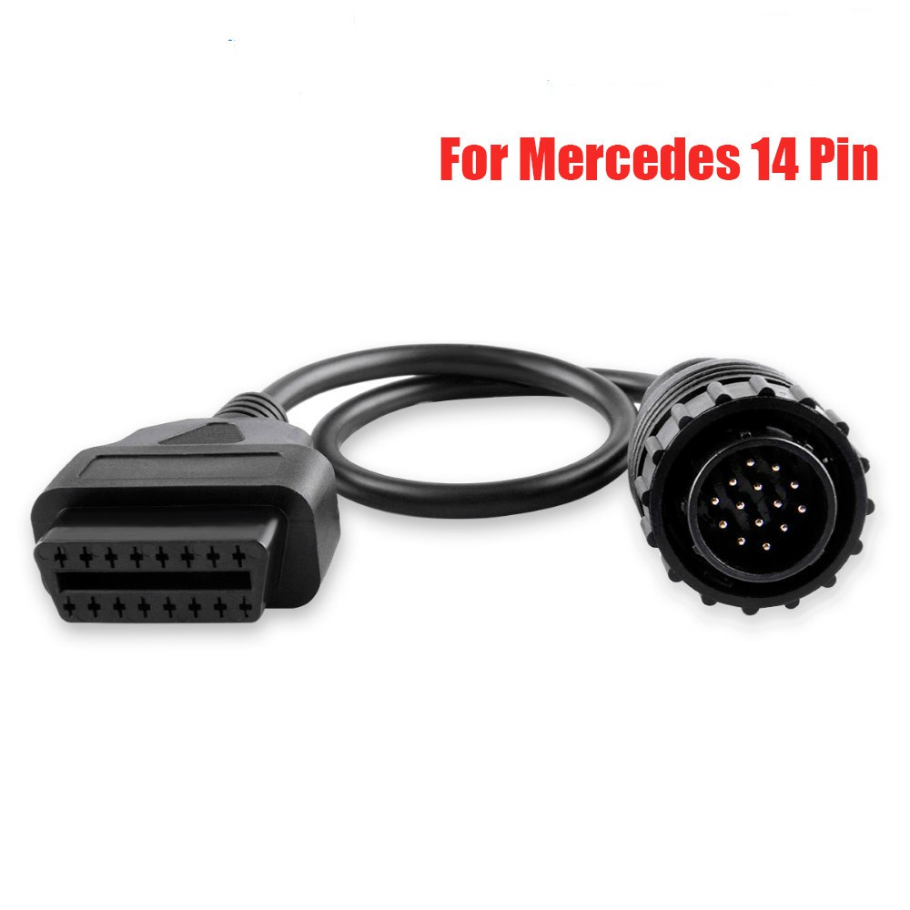 Alta Qualidade Para Mercedes FOR BENZ Sprinter 14 Pinos 16 Cabo De Diagnóstico Automotivo OBDII OBD2 OBD II ODB