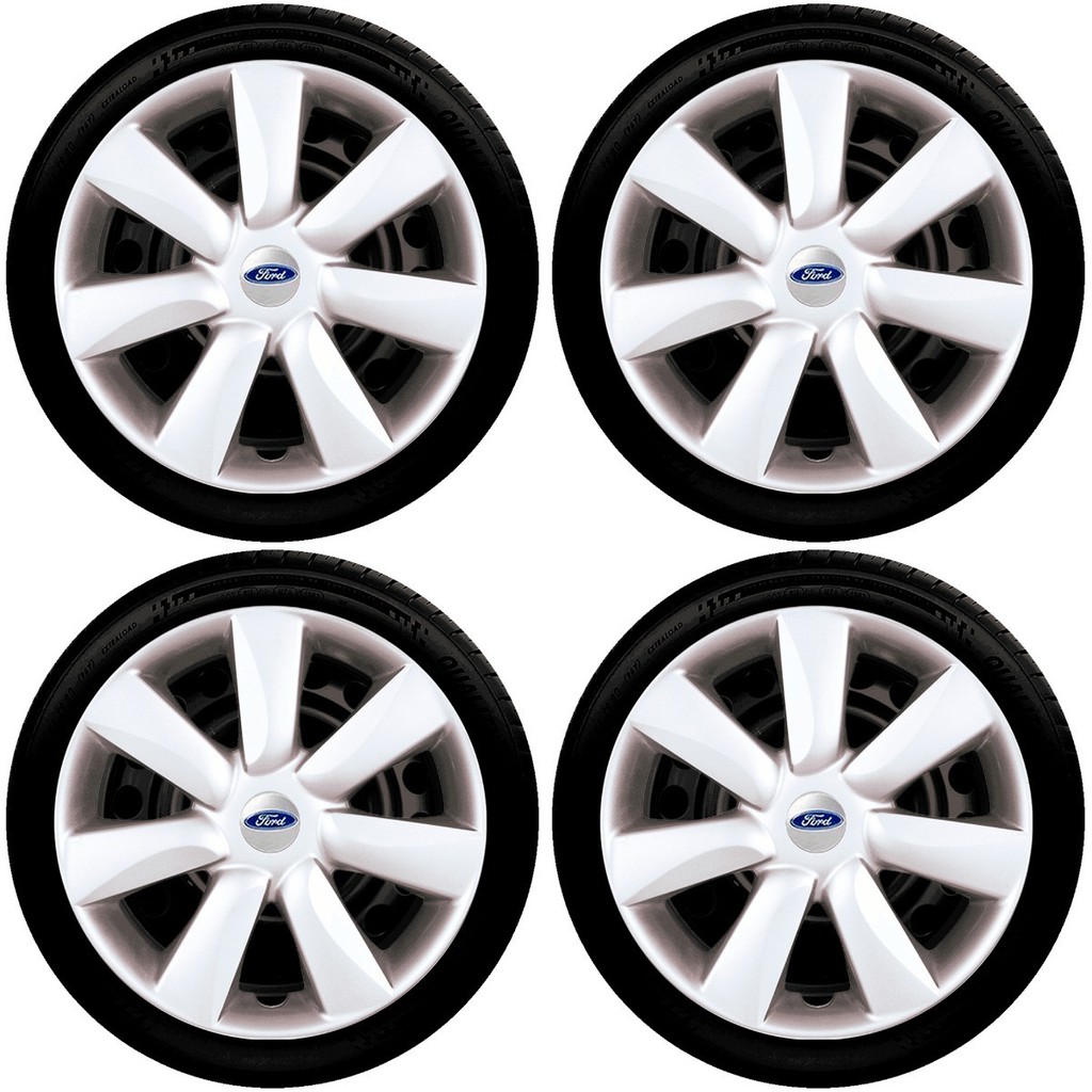 Calota Aro 14 4pçs   Fiesta Focus Ká Ecosport G450j em Oferta na Shopee