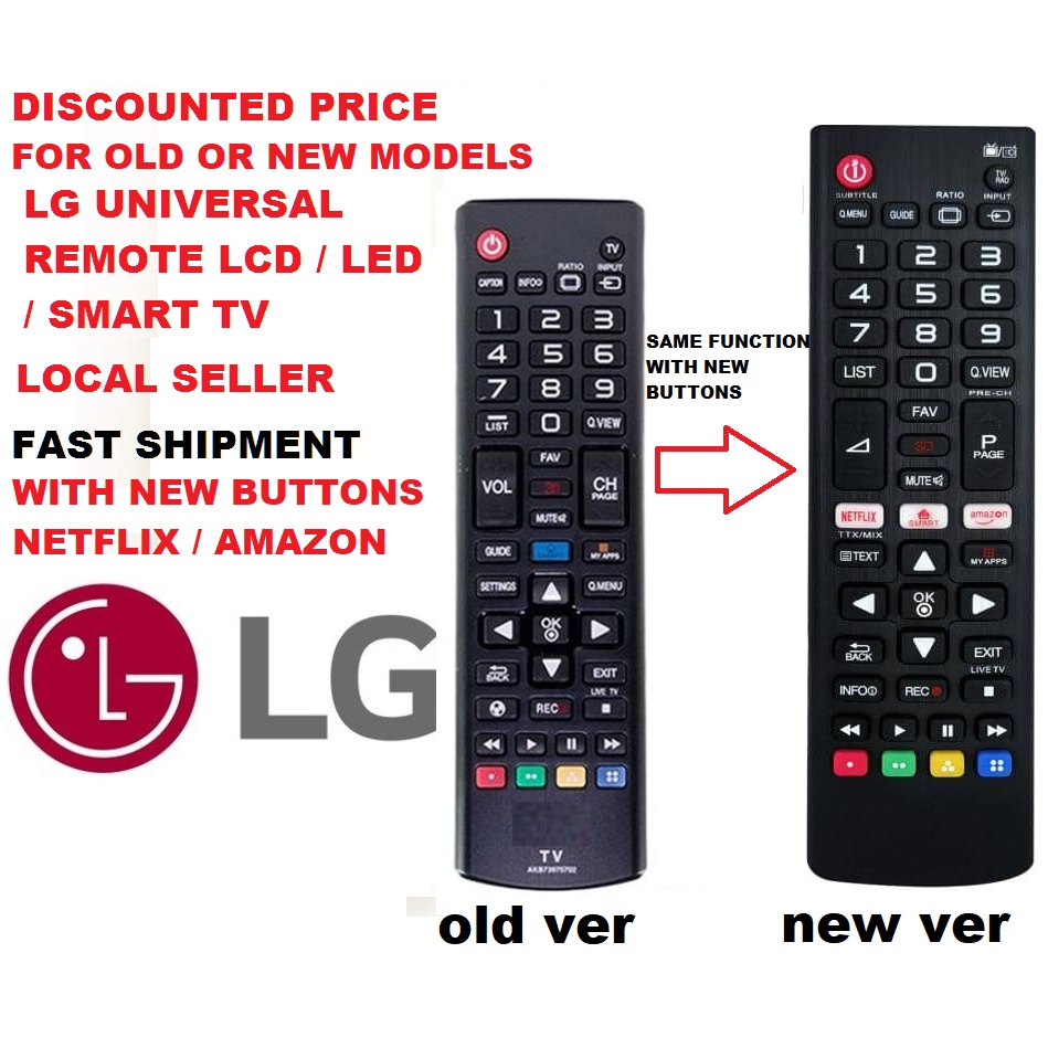 Substituição Universal Do Controle Remoto Da TV Para LG HDTV Smart LED LCD Android