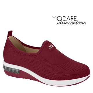 Tênis Feminino Modare Para Esporão Facite Plantar Sapatênis Anabela Plataforma Flatform Solado Alto - Produto Original