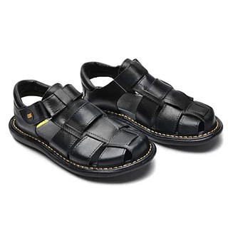Percata Sandalia Couro Legitimo Caterpillar CAT Masculino Chinelo Sola de Borracha Promoção