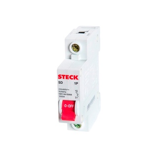 Disjuntor Monopolar 50A 220/380V Curva C SDD61C50 Steck
