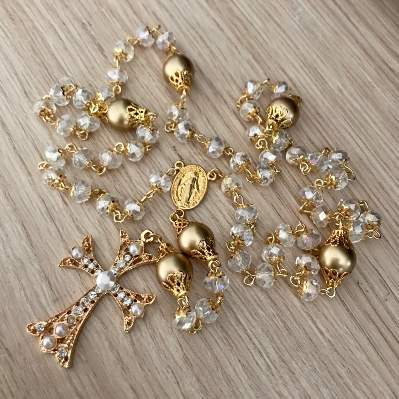 Terço Rosário Católico Religioso Personalizado Nossa Senhora das Graças.