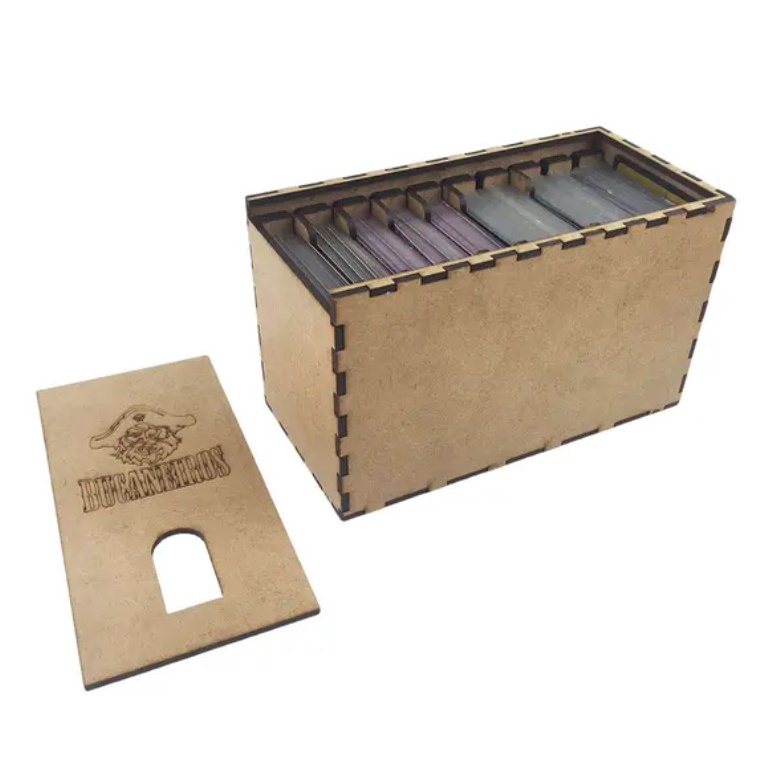 Card Box Bucaneiros Organizador Portátil De Card Games