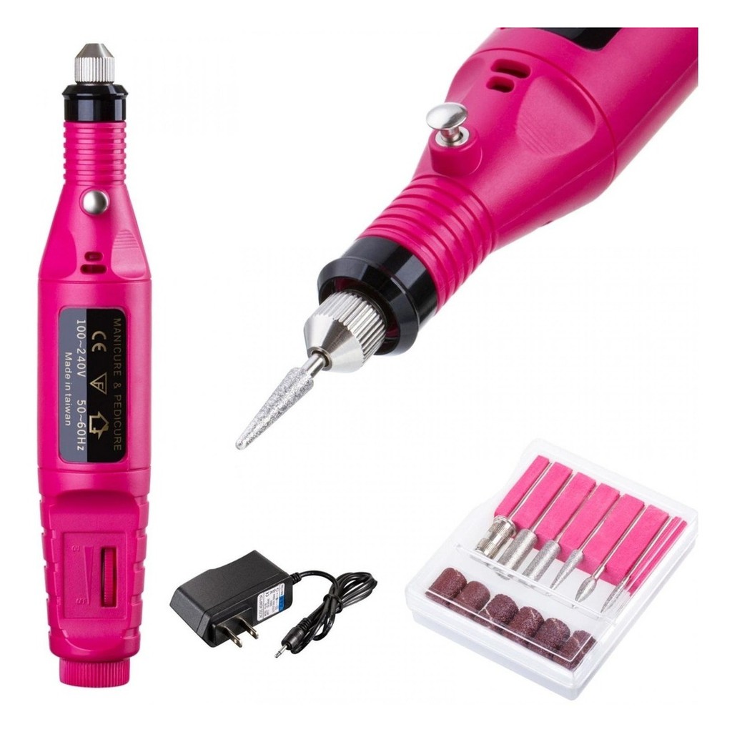 Motor lixa unha profissional repos manicure encapsulamento unha tips, postiça acrigel 61621