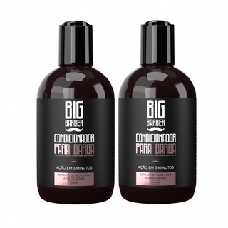 Condicionador Para Barba Big Barber 250ml Caixa Com 2 Unidades