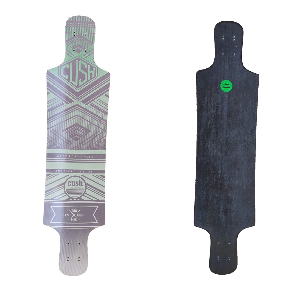Shape Cush Longboard Skate Marfim Sm23 97x24cm