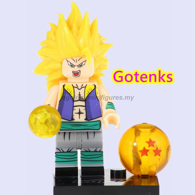 Dragon Ball Super Broly Lego Minifigures Filho Goku Vegeta Son