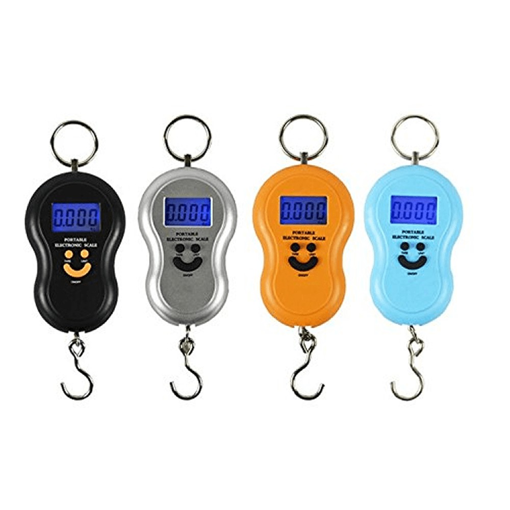 Balança Portátil Bagagem Digital Mão Com Gancho Mala Pesca Até 50kg OFERTA