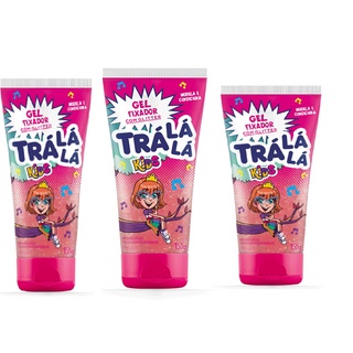 Kit Gel com Glitter Trá Lá Lá Kids (3 unidade de 150g)